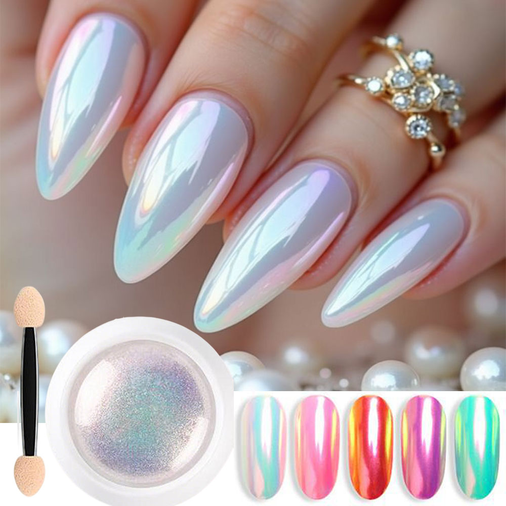 Nail Glitter Chrome - 1 kavanoz Aurora Denizkızı İnci Ayna