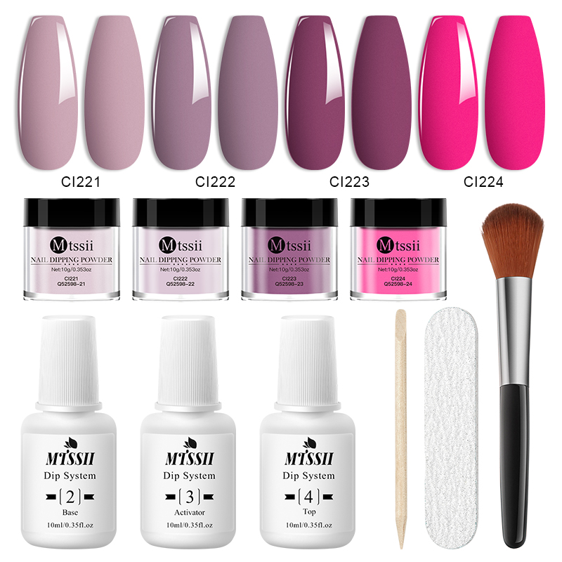Nail Glitter Chrome - 10'lu Set Dip Tırnak Tozu Kiti