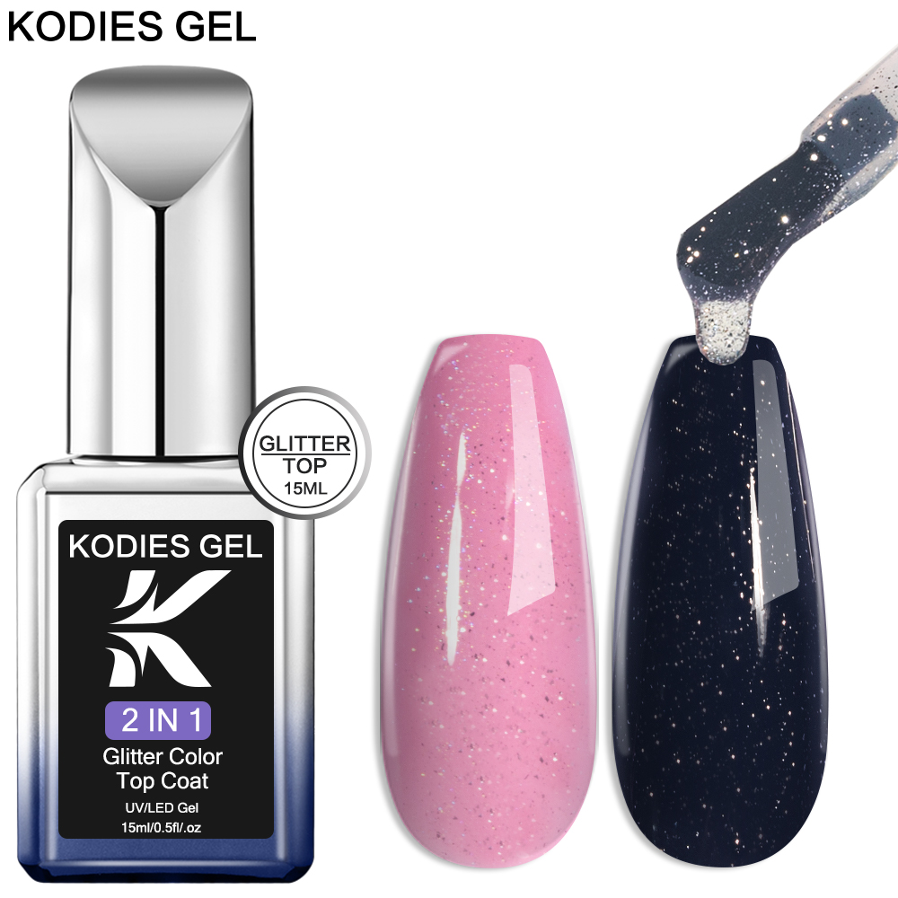 Nail Glitter Chrome - KODIES JEL Starlight Üst Kat Jel