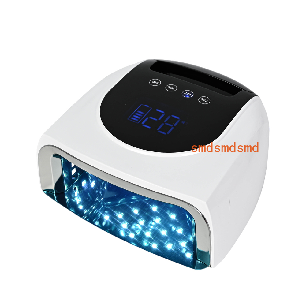 Uv Led Lamp Nail - Şarj Edilebilir 96W Tırnak Lambası, Aynalı