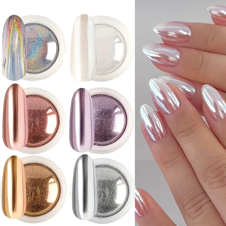 6 adet Krom Ayna Beyaz Tırnak  - Nail Glitter Chrome incelemesi ve fiyatı