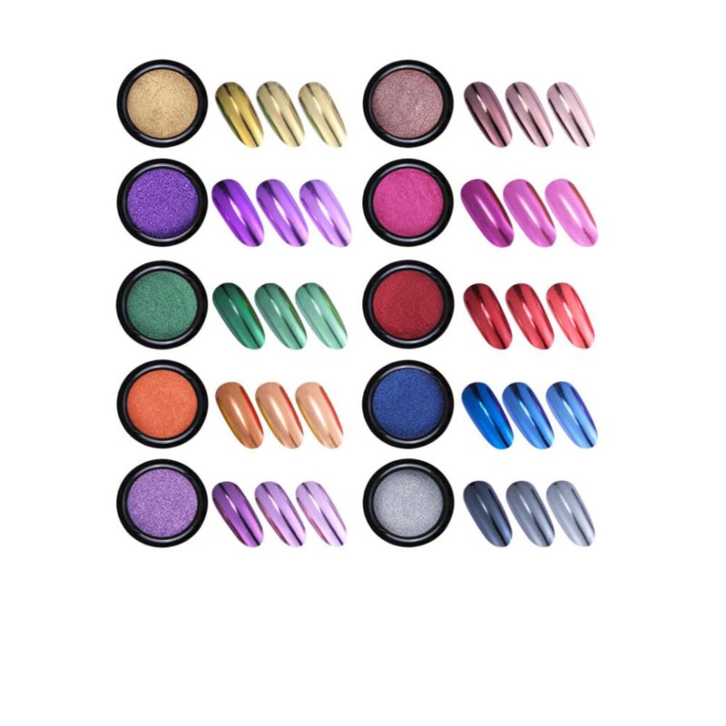 1 adet 19 renkli tırnaklar  Gl - Nail Glitter Chrome incelemesi ve fiyatı
