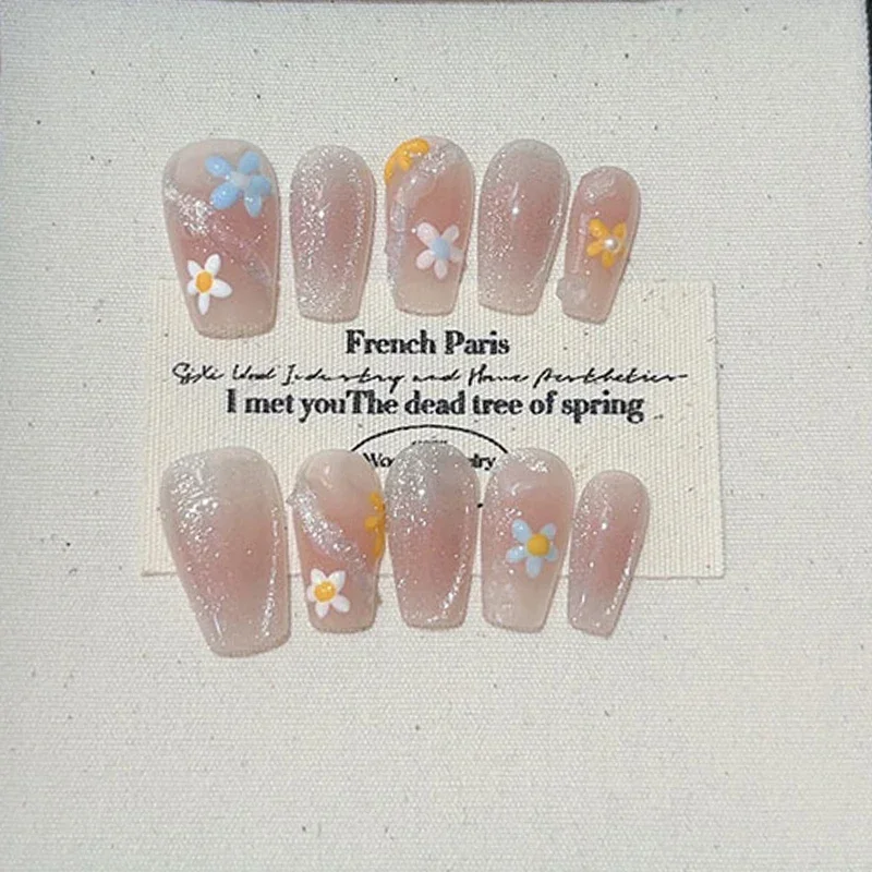 10 adet sevimli el yapımı kedi - Nail Art Pink Cat Eye incelemesi ve fiyatı