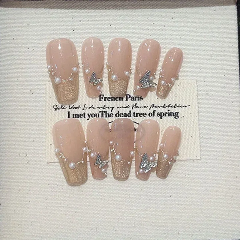 10 adet sevimli el yapımı kedi - Nail Art Pink Cat Eye incelemesi ve fiyatı