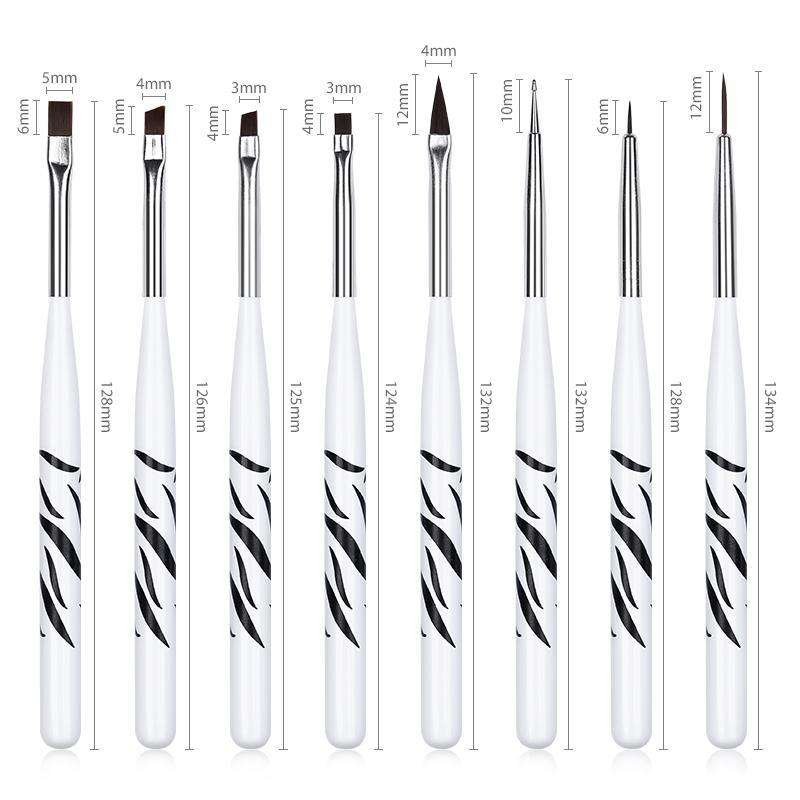 8 adet zebra baskı tırnak sana - Nail Art Zebra Design incelemesi ve fiyatı