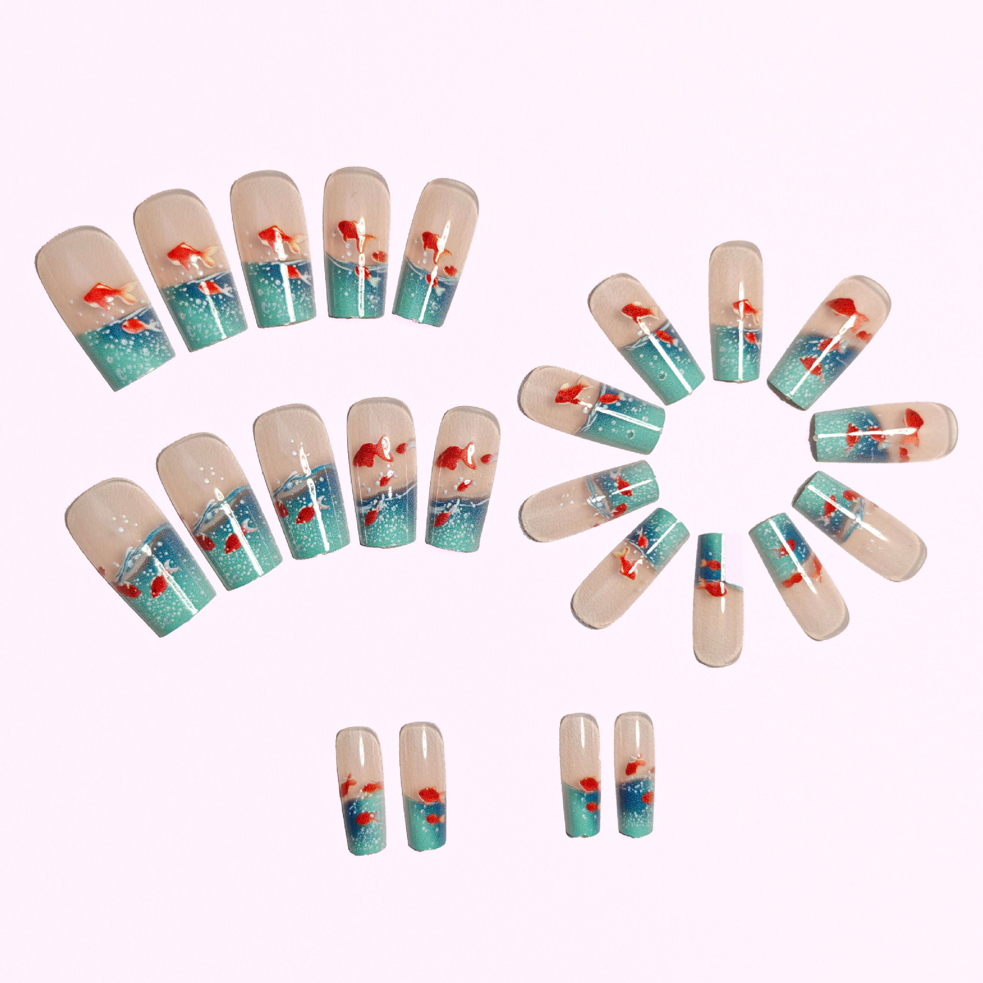 Kadınlar için orta uzunlukta k - Nail Art Red incelemesi ve fiyatı