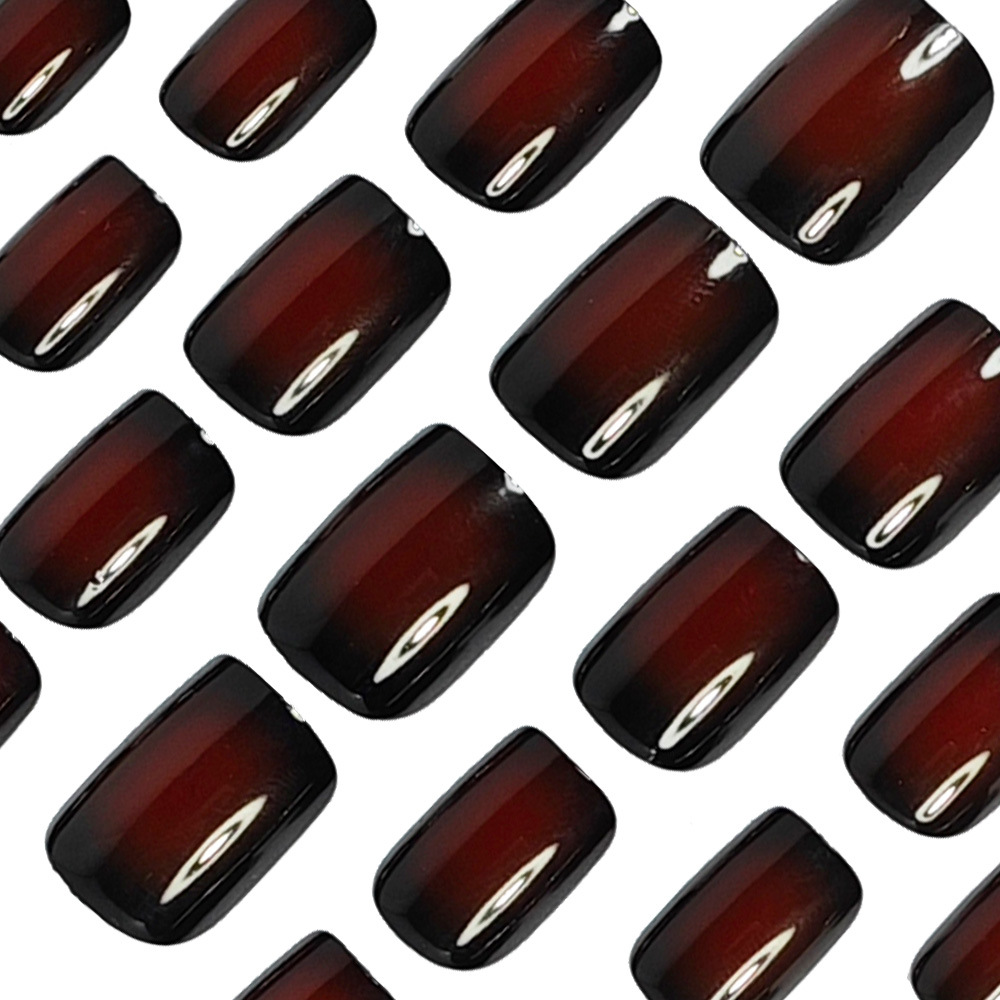 Kadınlar için kısa kare takma  - Nail Art Red incelemesi ve fiyatı