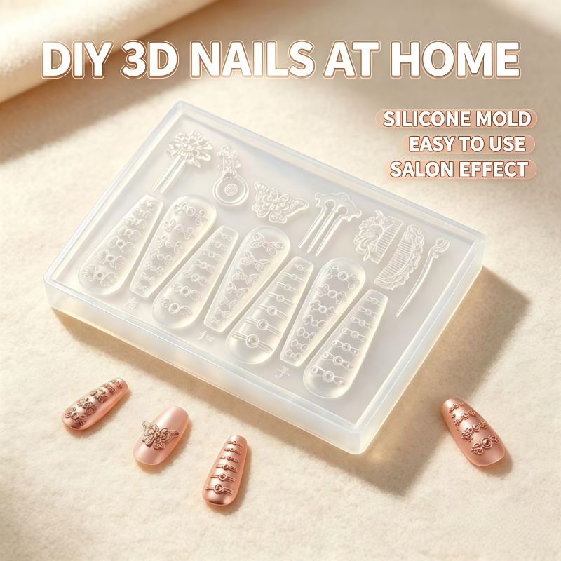3D Antik Çin Saç Tokası ve Tar - Nail Art Vintage incelemesi ve fiyatı