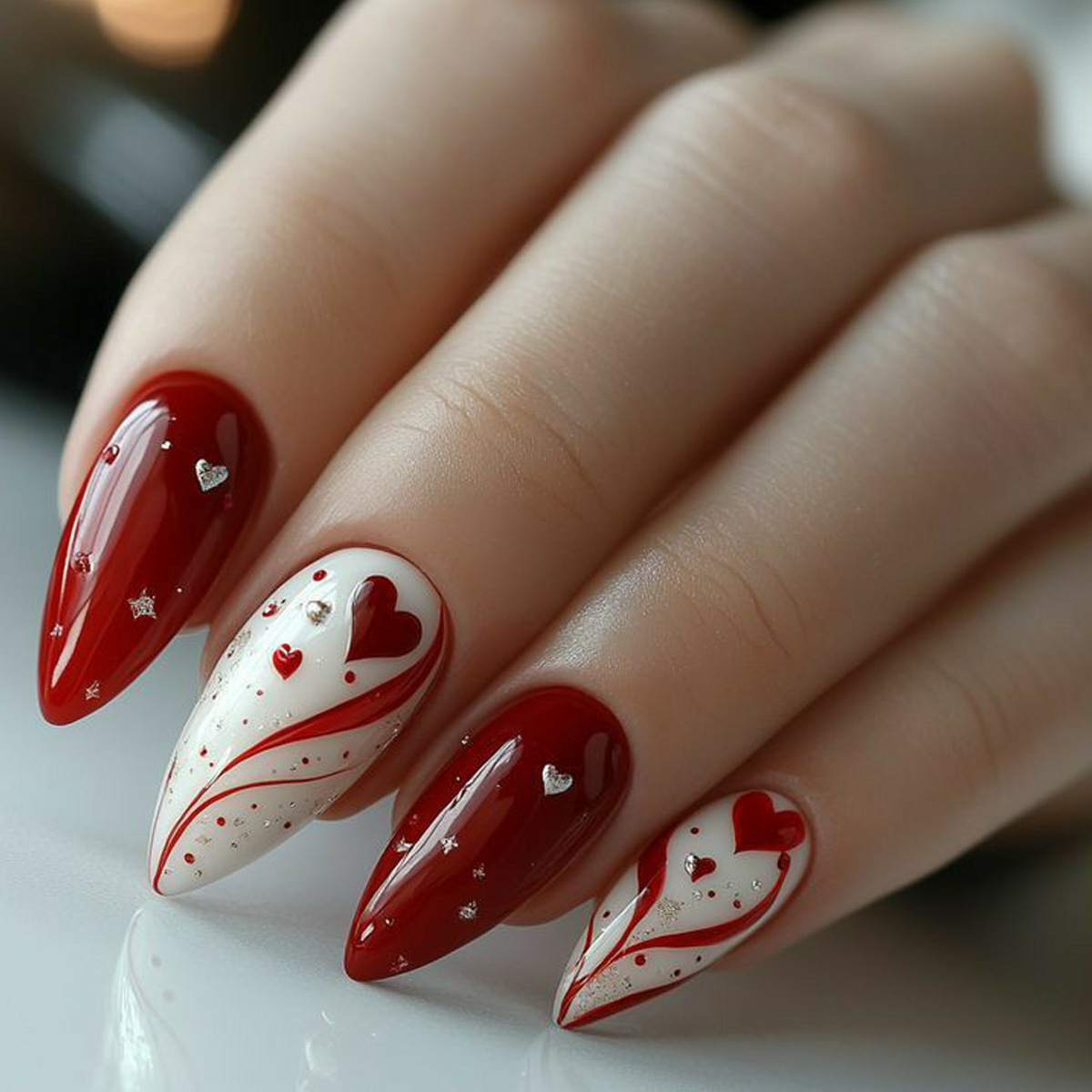 Sevgililer Günü için kadınlar  - Nail Art Red incelemesi ve fiyatı