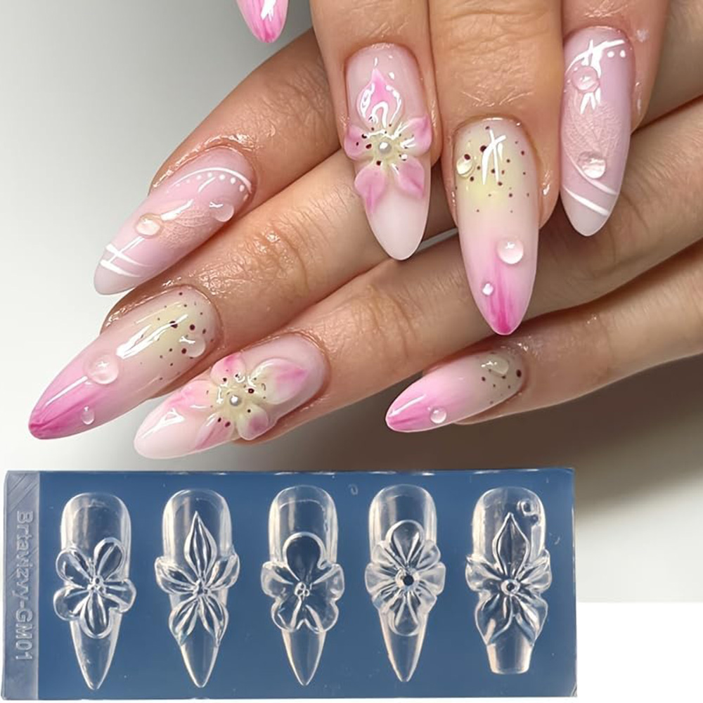 Çiçek Desenli 3D Tırnak Sanatı - Nail Art Vintage incelemesi ve fiyatı