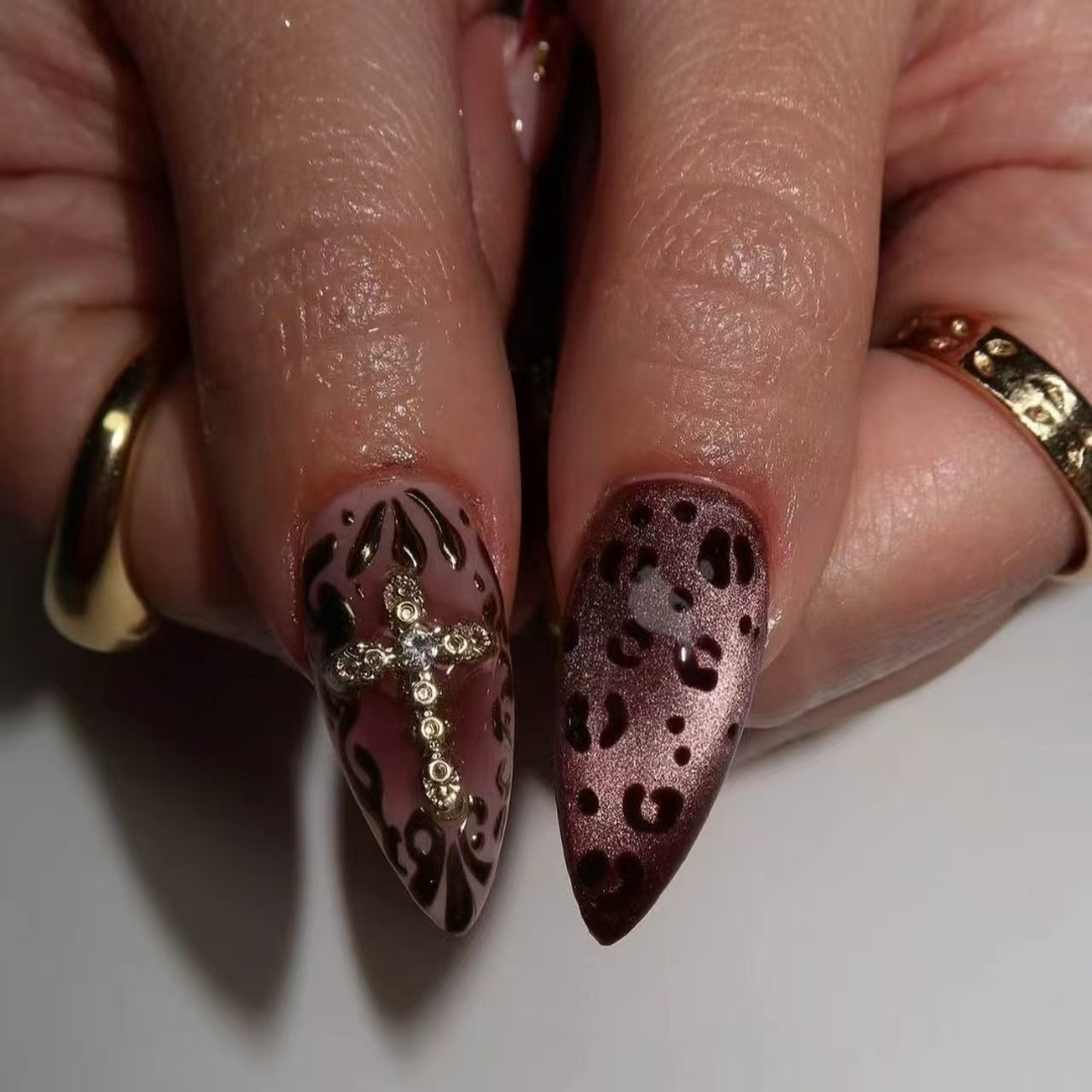 Degrade şarap kırmızısı kahver - Nail Art Red incelemesi ve fiyatı