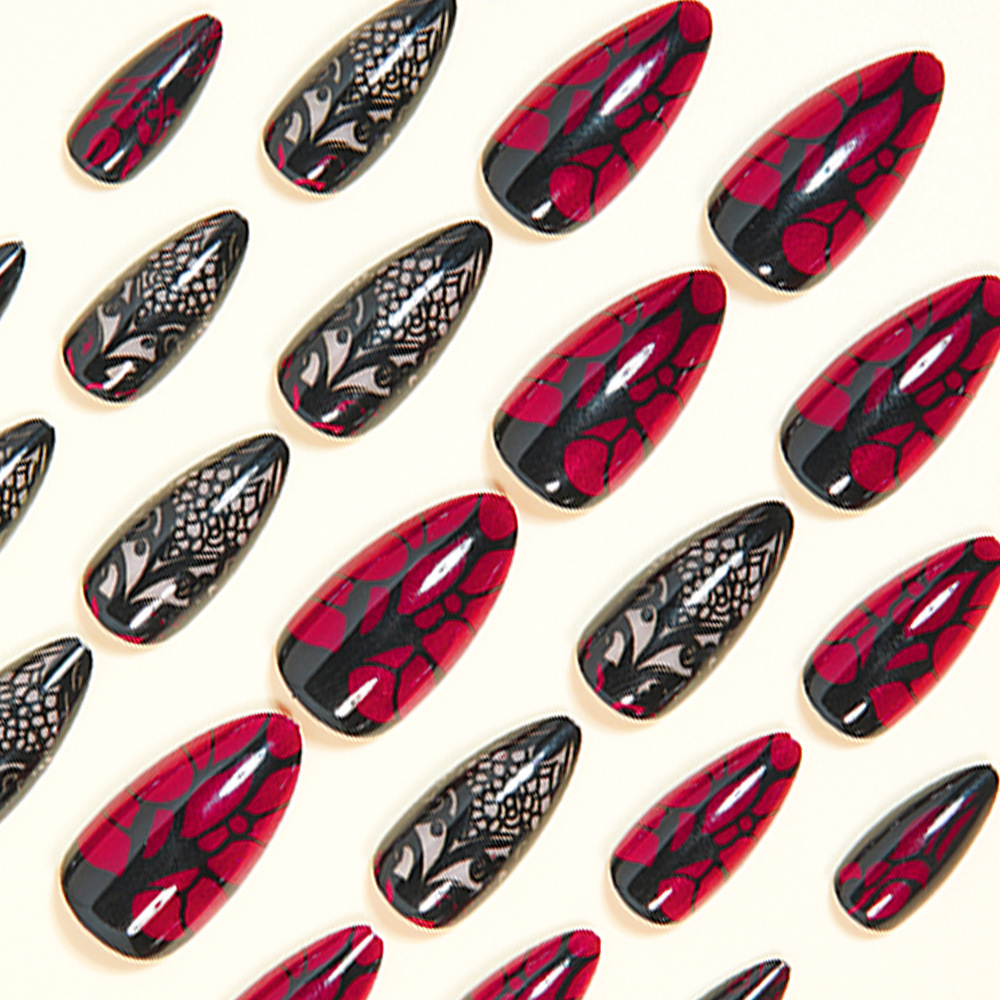 Kadınlar için orta boy takma t - Nail Art Red incelemesi ve fiyatı