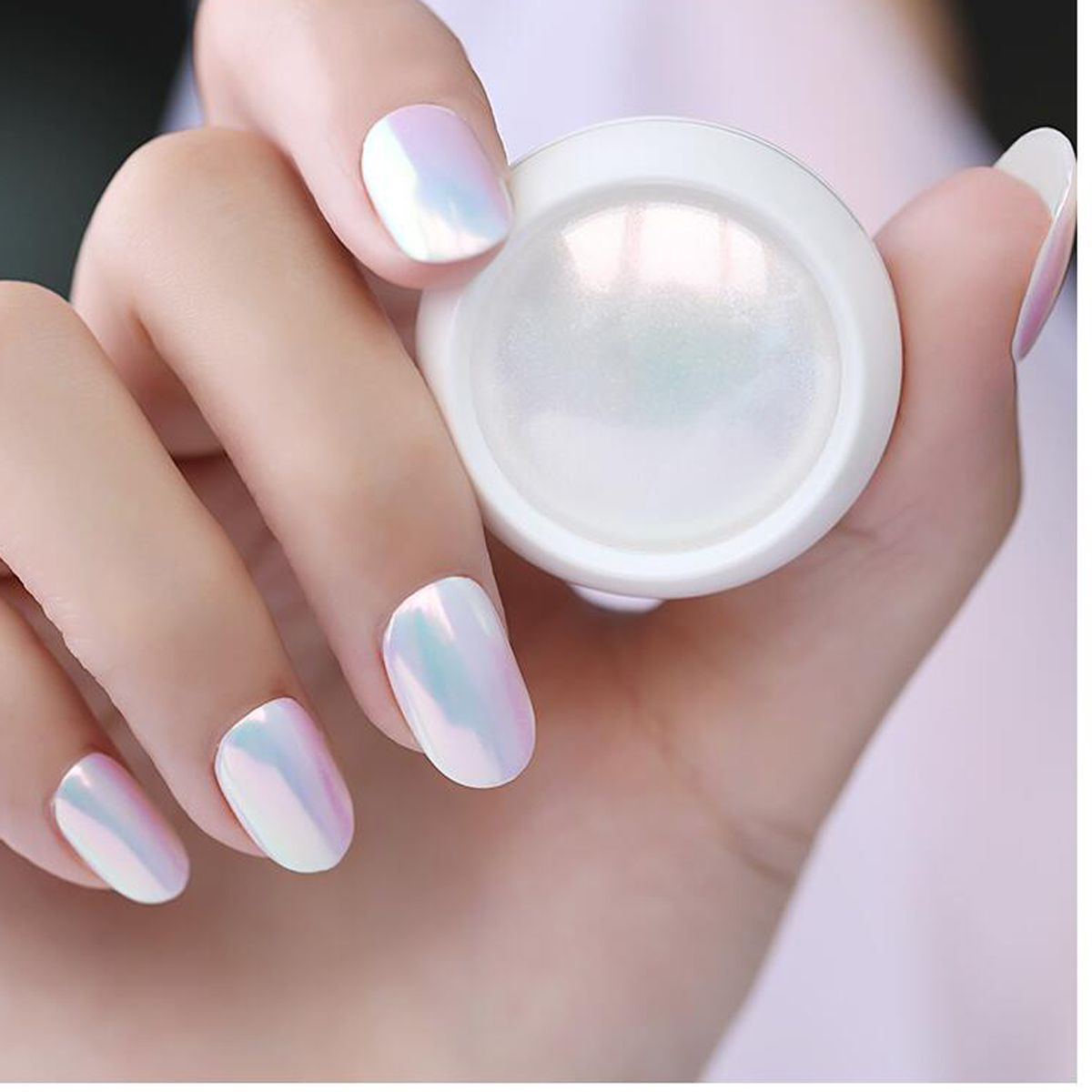 1 Kavanoz İnci Beyazı Kabuk To - Nail Glitter Chrome incelemesi ve fiyatı