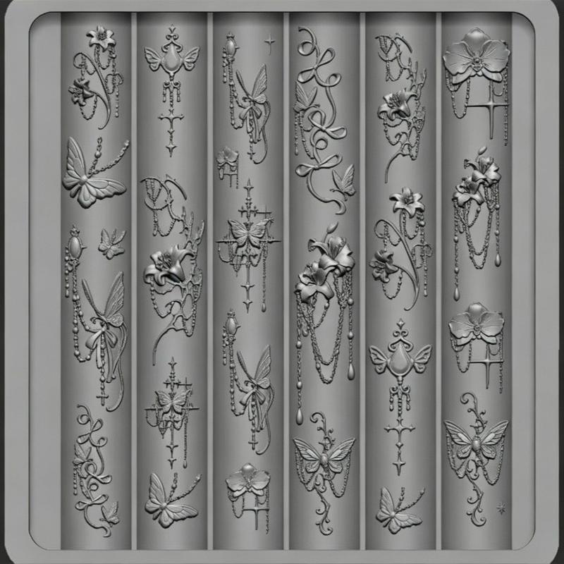 Vintage Barok Tarzı Tırnak San - Nail Art Vintage incelemesi ve fiyatı