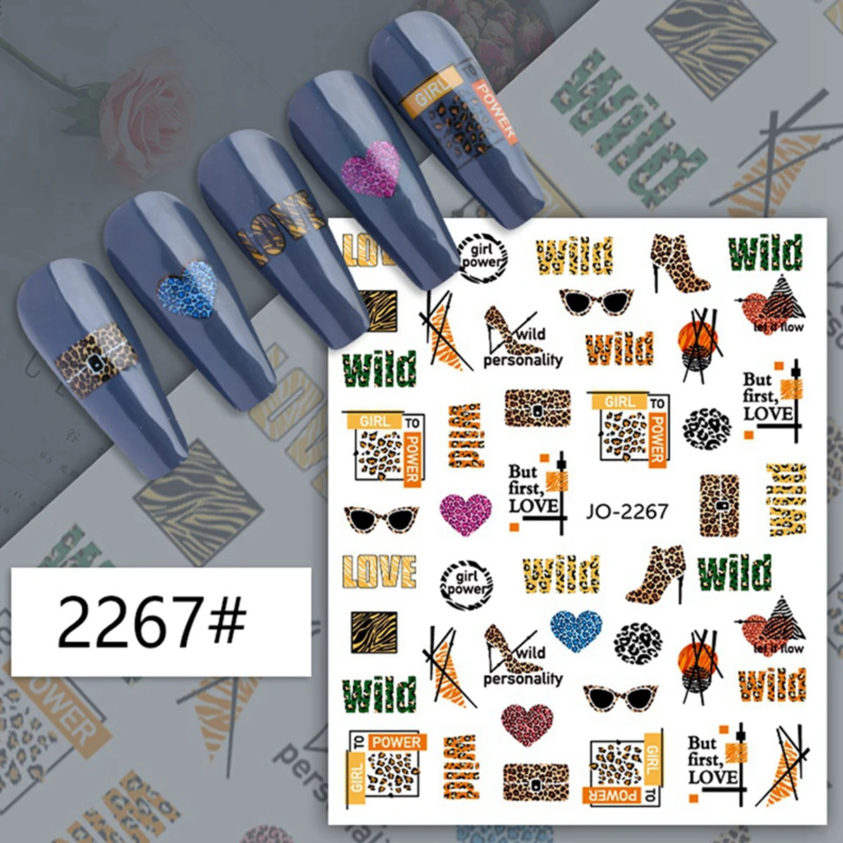 Leopar Baskı Serisi Nail Art E - Nail Art Zebra Design incelemesi ve fiyatı