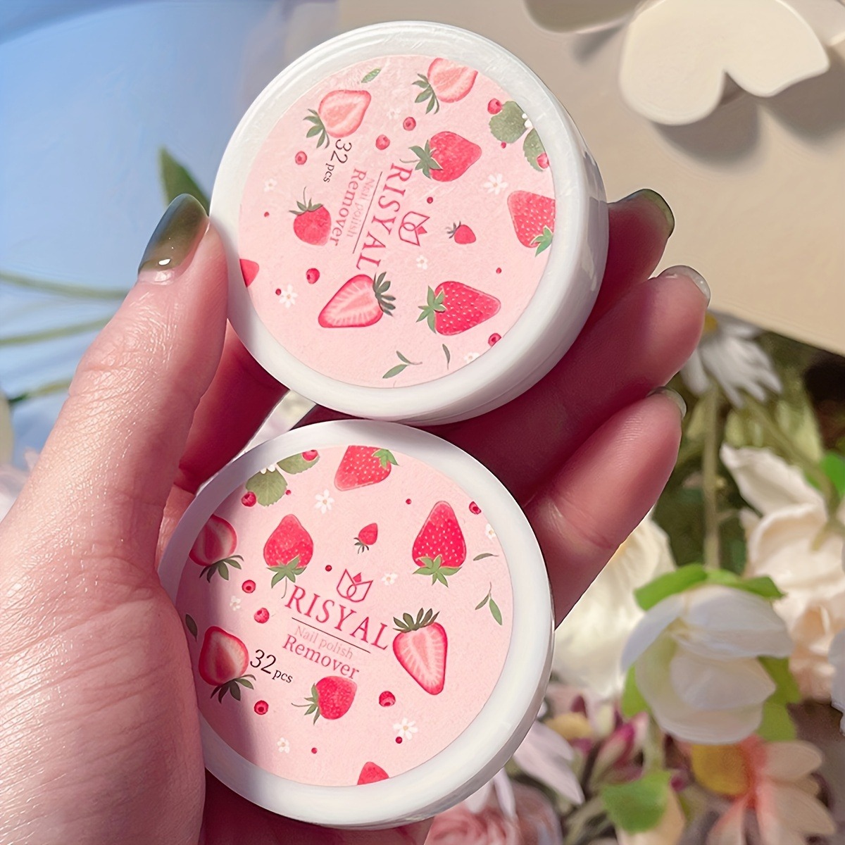 32 adet/kutu Çilek Oje Çıkarıc - Nail Art Remove incelemesi ve fiyatı