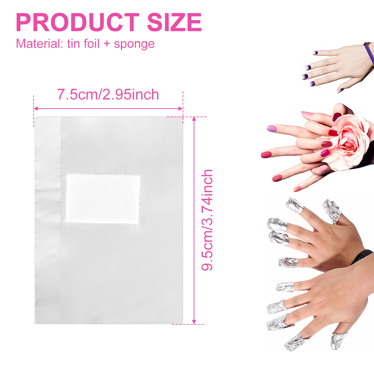 500/1000 Adet Alüminyum Folyo  - Nail Art Remove incelemesi ve fiyatı